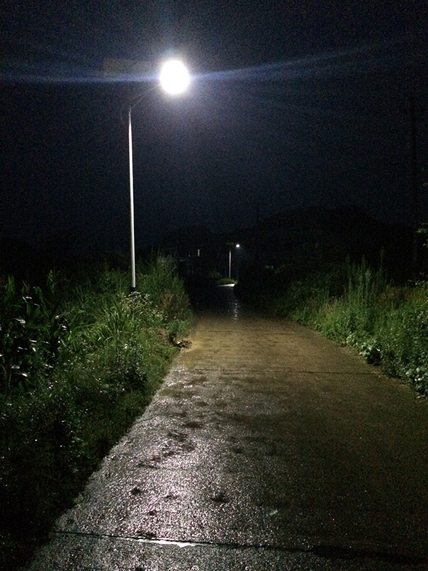 湖南省邵陽市橋頭鎮太陽能路燈工程案例