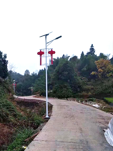 云南省保山太陽(yáng)能路燈安裝案例
