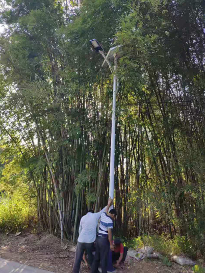廣東省惠州市龍門縣政府采購(gòu)太陽(yáng)能LED路燈工程案例