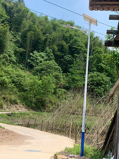 湖南衡陽市祁東縣第二中學6米LED太陽能路燈